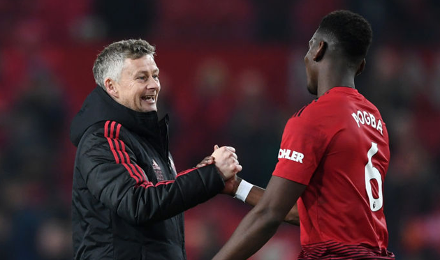 Оле-Гуннар Солскьяер и Поль Погба, Getty Images
