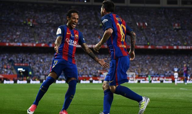 Неймар и Месси, getty images