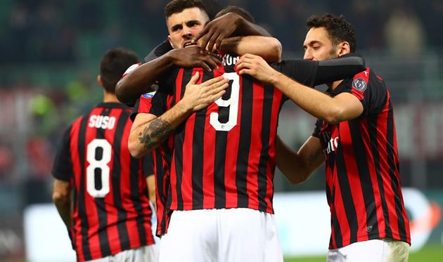 игроки милана, getty images