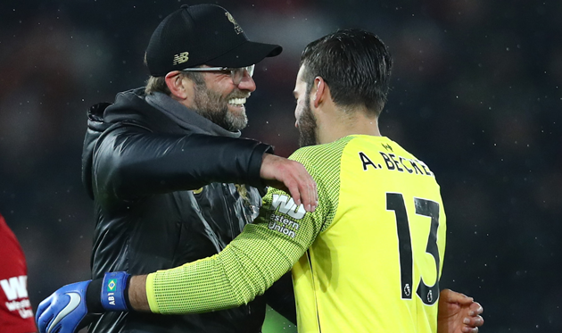 Юрген Клопп и Алиссон, Getty Images