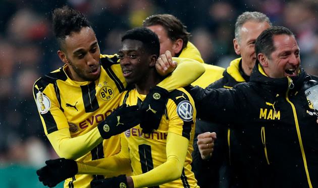 Обамеянг и Дембеле, getty images