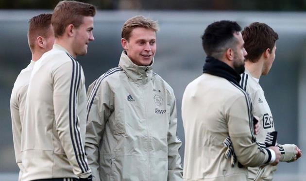 Маттейс де Лигт (слева) и Френки де Йонг (в центре), Getty Images