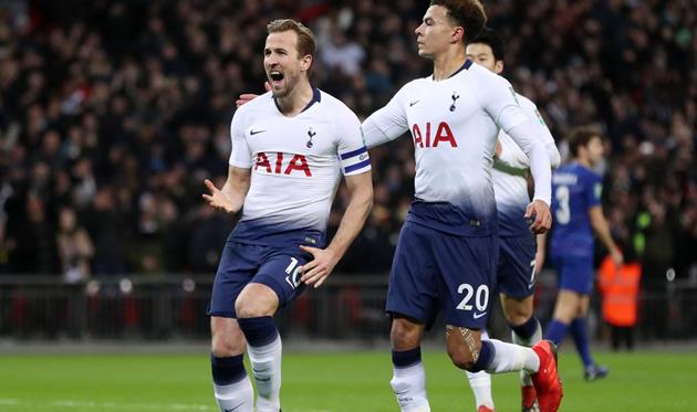 Кейн и Алли, twitter.com/SpursOfficial