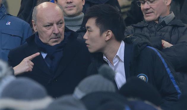 Руководители Интера: Джузеппе Маротта и Стивен Чжан, Getty Images