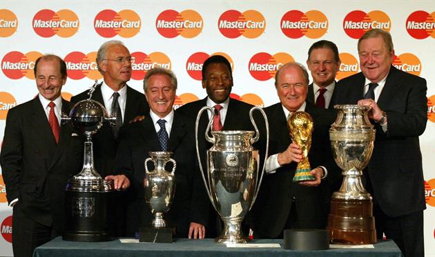 ВСТРЕЧА ПРЕДСТАВИТЕЛЕЙ УЕФА И КОНМЕБОЛ В 2003 ГОДУ, GETTY IMAGES