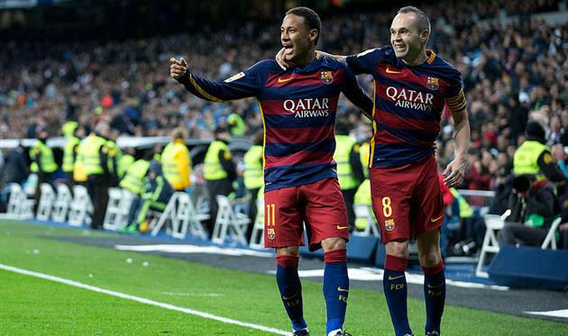 НЕЙМАР И АНДРЕС ИНЬЕСТА, GETTY IMAGES