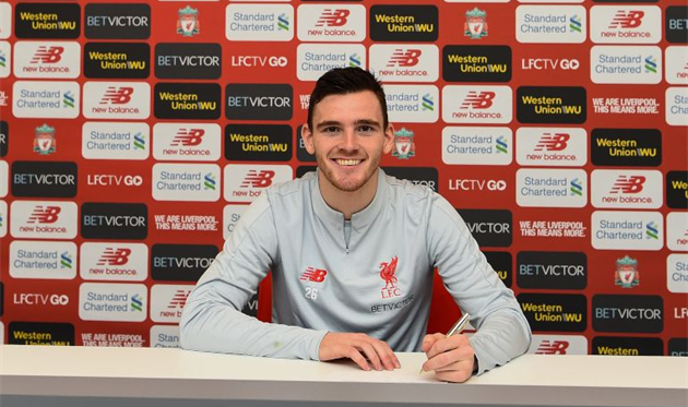 Энди Робертсон, фото ФК Ливерпуль