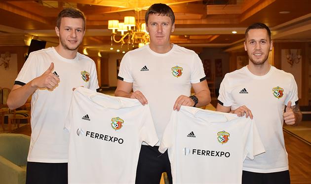 Петрович (слева) и Шехич (справа), ФК Ворскла