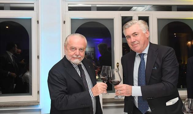 АУРЕЛИО ДЕ ЛАУРЕНТИС (СЛЕВА) И КАРЛО АНЧЕЛОТТИ (СПРАВА), GETTY IMAGES