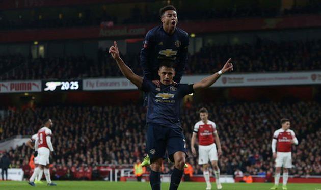 алексис санчес и джесси лингард забили по голу, getty images