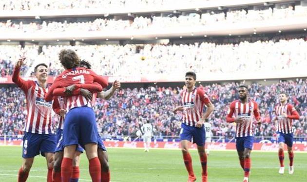 радость игроков атлетико, laliga.es