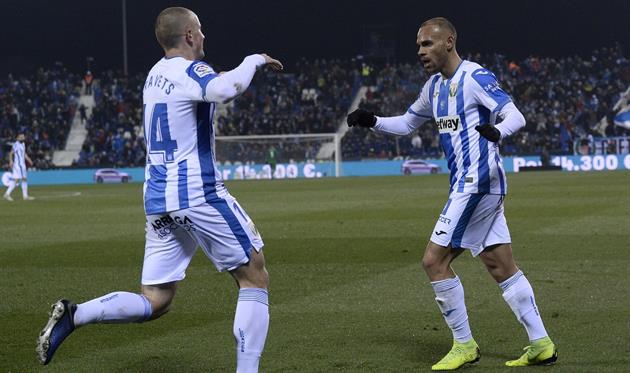 Василий Кравец (слева) против Эйбара не сыграет, фото ФК Леганес