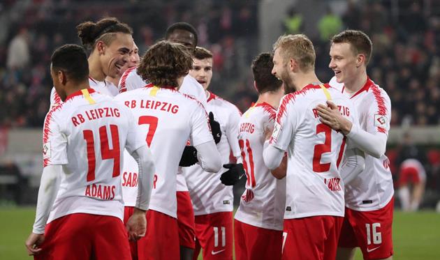 игроки РБ ЛЕйпциг, twitter.com/RBLeipzig_EN