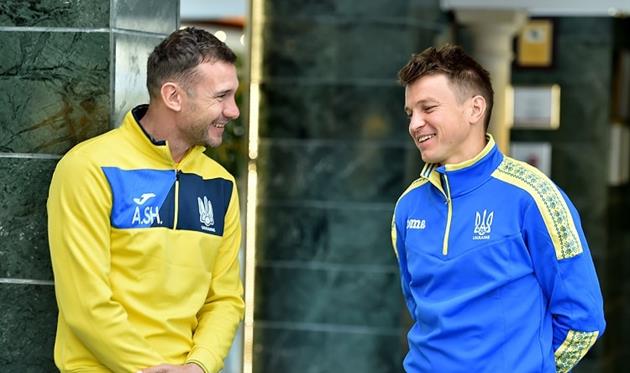 АНДРЕЙ ШЕВЧЕНКО И РУСЛАН РОТАНЬ, ФОТО ФФУ