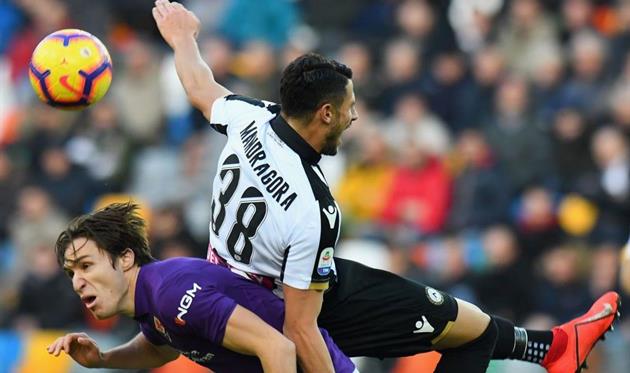 Федерико Кьезе в Удине развернуться не дали, Getty Images