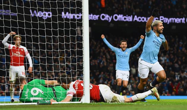 Серхио Агуэро (справа), Getty Images