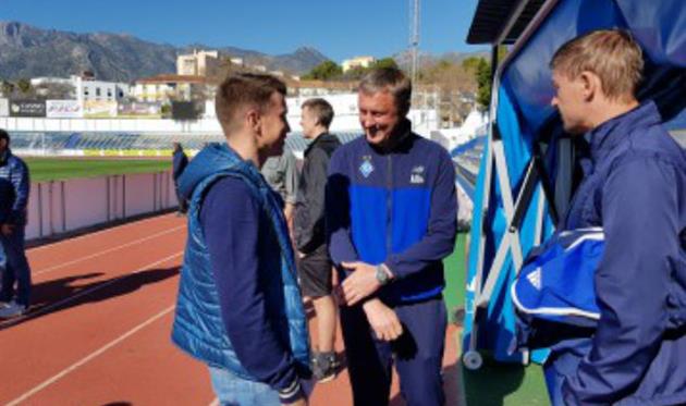 Руслан Ротань (слева), ФК Динамо