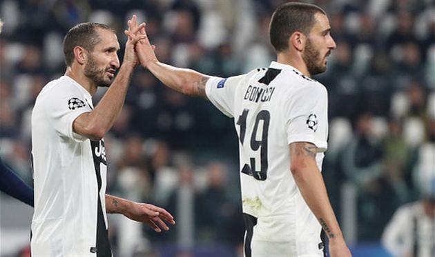 леонардо бонуччи и джорджо кьеллини, getty images