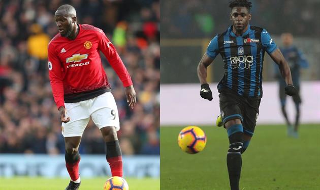 Ромелу Лукаку (слева) и Дуван Сапата (справа)