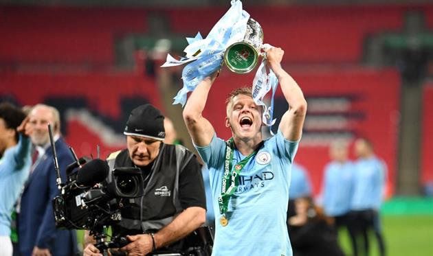 Александр Зинченко стал обладателем Кубка Лиги, Getty Images