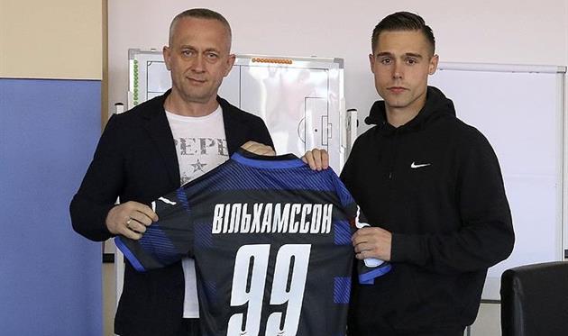 Анатолий Мисюра (слева) и Арни Вильхамссон (справа), фото ФК Черноморец Одесса