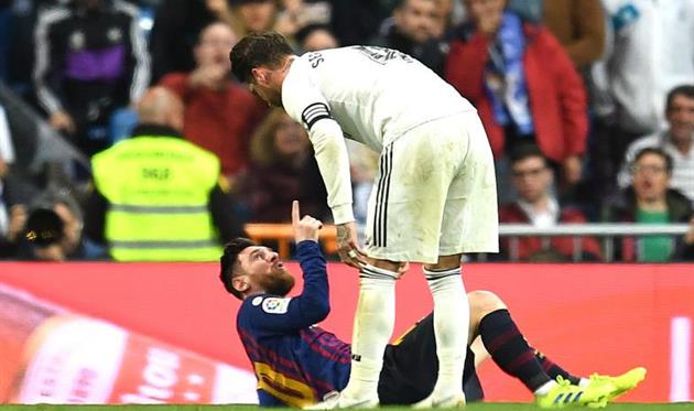 Месси и Рамос, getty images