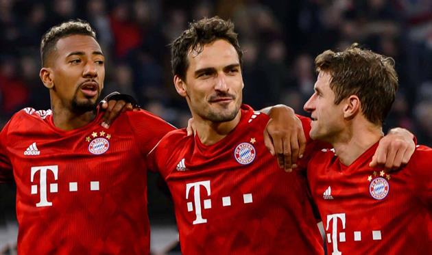 Жером Боатенг, Матс Хуммельс и Томас Мюллер, фото ФК Бавария