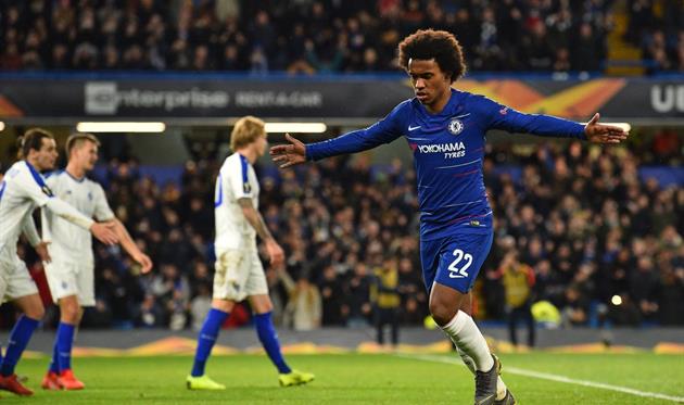 Виллиан, twitter.com/ChelseaFC 