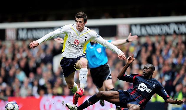 Гарет Бэйл в период выступлений за Тоттенхэм в 2010 году, Getty Images