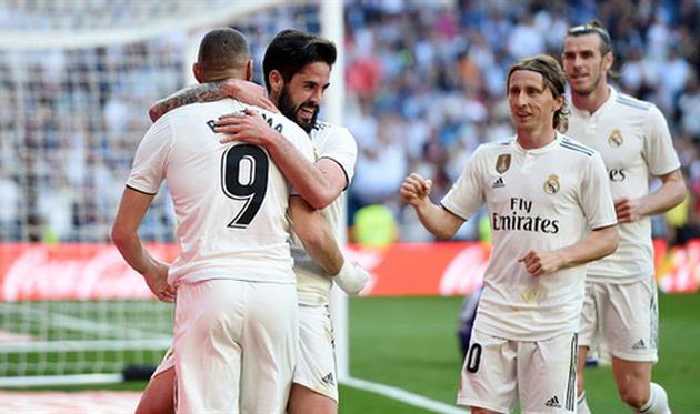 радость игроков реала, getty images