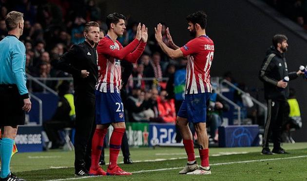 диего коста и альваро мората, getty images