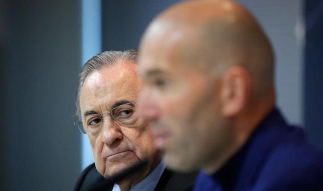 Флорентино Перес и Зинедин Зидан, Getty Images