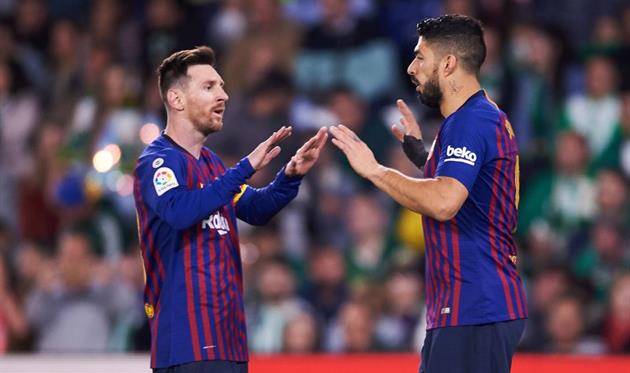 Лионель Месси и Луис Суарес, Getty Images