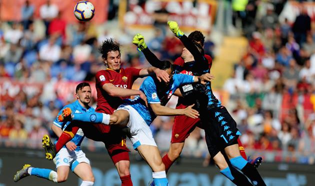 НАПОЛИ ЛЕГКО ОБЫГРАЛ РОМУ, GETTY IMAGES 