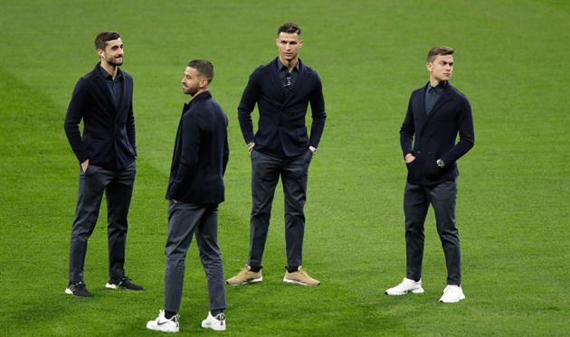 Маттия Перин, Леонардо Спинаццола, Криштиану Роналду и Пауло Дибала, фото Getty Images