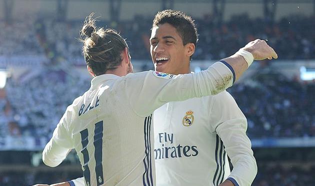 Гарет Бэйл и Рафаэль Варан, Getty Images