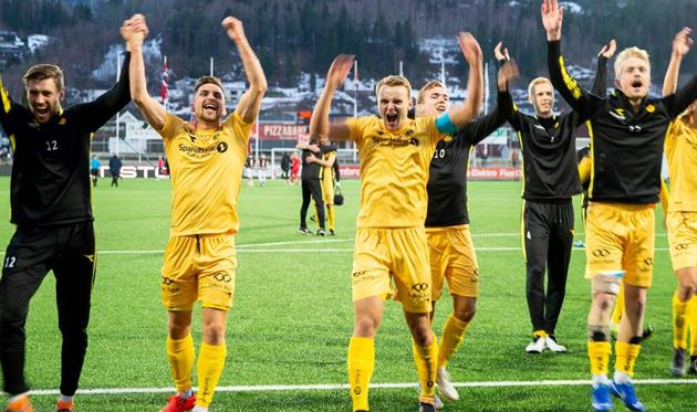 Блестящий гол с чемпионата Норвегии на 101-й минуте в матче с 9 голами