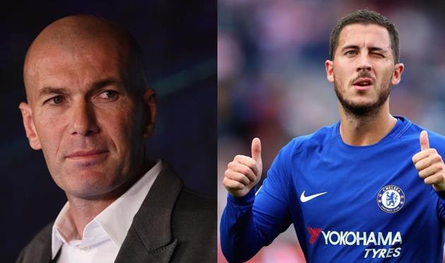 Зинедин Зидан (слева) и Эден Азар (справа)