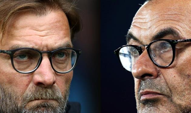 Юрген Клопп и Маурицио Сарри, Getty Images