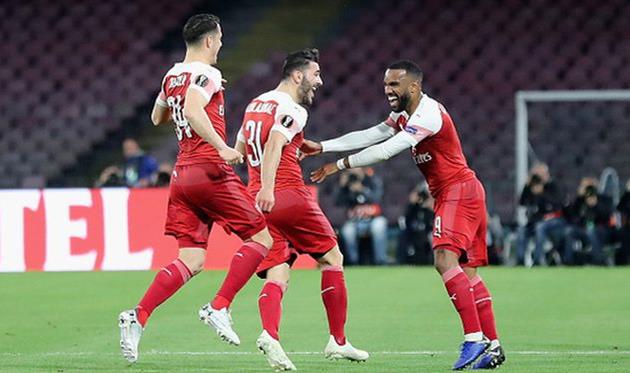 радость игроков арсенала, Getty Images 