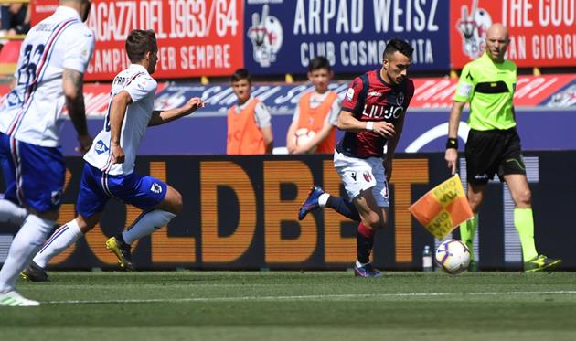 Серия А. Сампдория разгромлена Болоньей, Торино победил и другие результаты