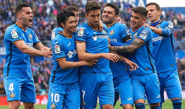 радость игроков хетафе, getty images