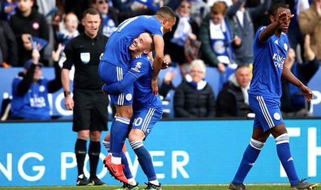 лестер разбил арсенал, getty images
