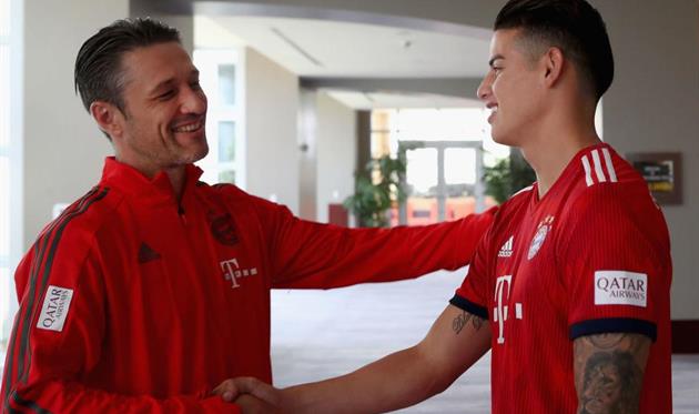 Нико Ковач (слева) и Хамес Родригес (справа), Getty Images