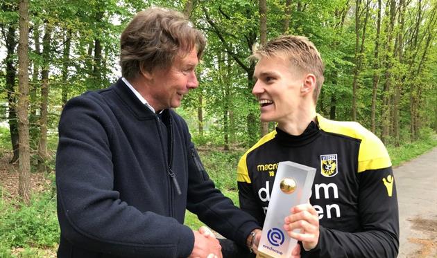 Мартин Эдегор с наградой