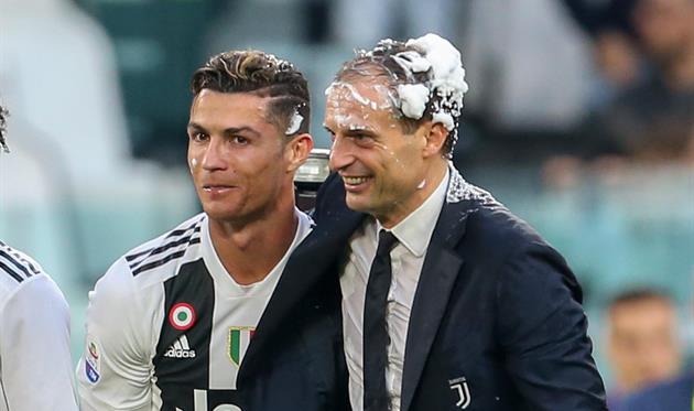 Криштиану Роналду и Массимилиано Аллегри, Getty Images