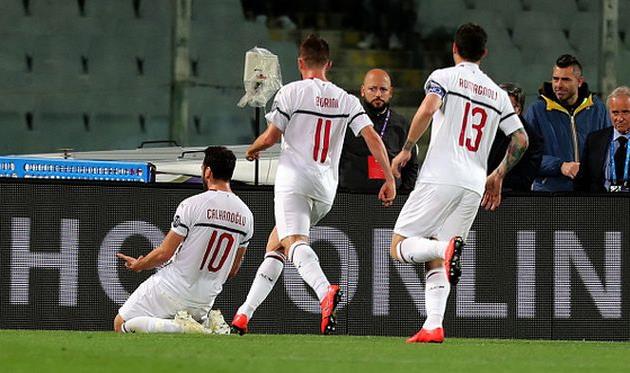 милан обыграл фиорентину, getty images