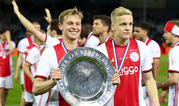 Френки де Йонг (слева) и Донни ван де Беек (справа), Getty Images