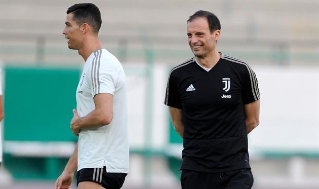 Роналду и Аллегри, Getty Images 