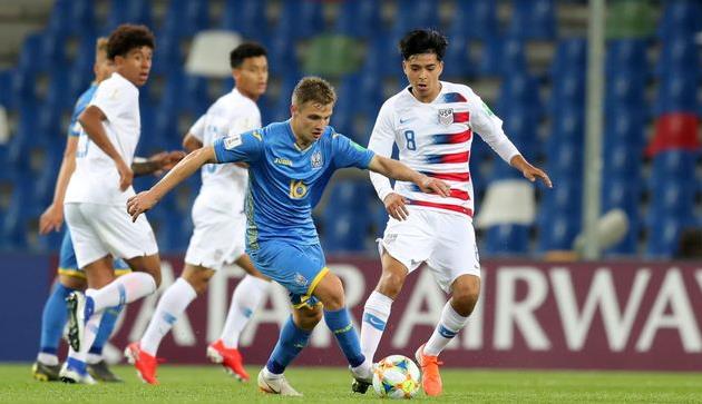 Украина U-20 — США U-20, Getty Images